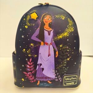 NWT. Loungefly Disney Wish Asha Star Mini Backpack. Asha, from Disney's Wish